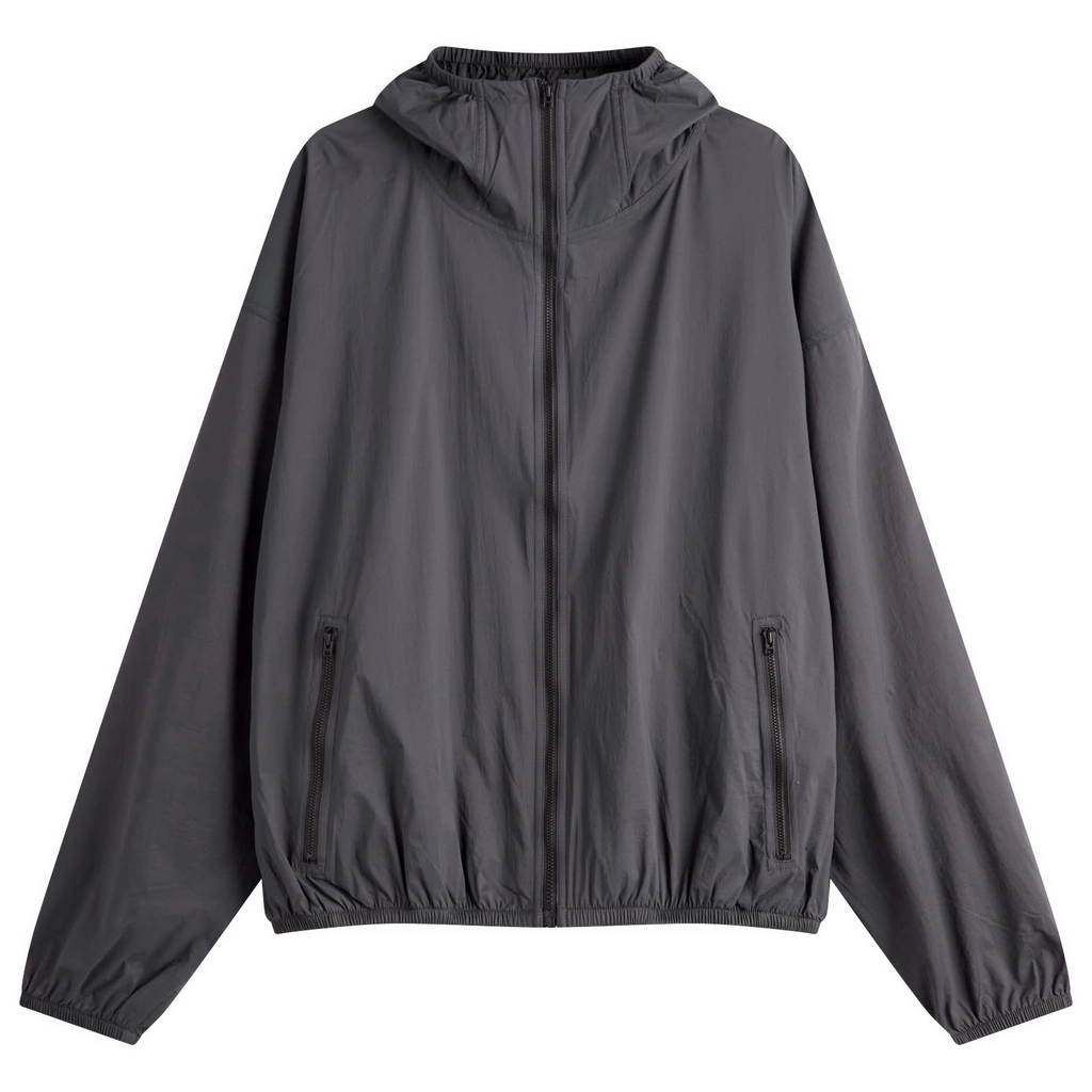 The North Face Men's Redbox Packable Hooded Wind Jacket Obsidian